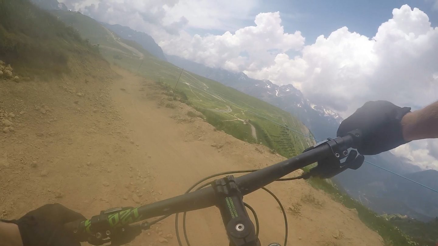 Megavalanche 2018: het makkelijkste is om snel te gaan.